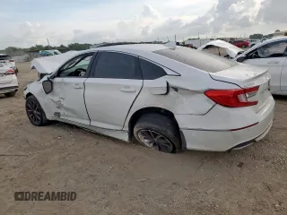 2021 Honda Accord EX-L with VIN 1HGCV1F51MA059843, listed as a Copart auction lot 58051255 with 35,719 mi miles and Salvage title. Bid and sale history available at DreamBid. Image 2.