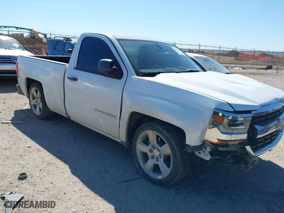 2018 Chevrolet Silverado 1500 Work Truck with VIN 1GCNCNEH0JZ107314, listed as a IAAI auction lot 41663669 with 79,609 mi miles. Bid and sale history available at carsss.com. Image 1.