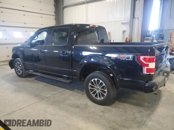 2018 Ford F-150 XL with VIN 1FTEW1EP1JFC00903, listed as a Copart auction lot 52090235 with 83,644 mi miles and Salvage Title. Bid and sale history available at carsss.com. Image 2.
