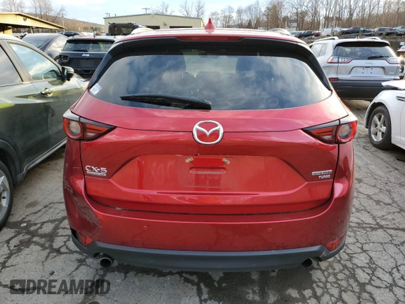 2021 Mazda CX-5 Signature with VIN JM3KFBEY2M0351720, listed as a Copart auction lot 79309063 with 21,349 mi miles and Salvage Title. Bid and sale history available at carsss.com. Image 6.