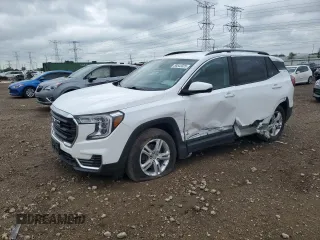 2022 GMC Terrain SLE с VIN 3GKALMEV4NL109874, выставлен на аукционе Copart как лот 58542025 с пробегом 80 455 миль миль и Списание • Salvage title. История ставок и продаж доступна на DreamBid. Изображение 1.
