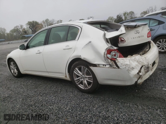 2012 Infiniti G37 Sedan Journey with VIN JN1CV6AP7CM934749, listed as a Copart auction lot 51260235 with 212,066 mi miles and Salvage Title. Bid and sale history available at carsss.com. Image 2.