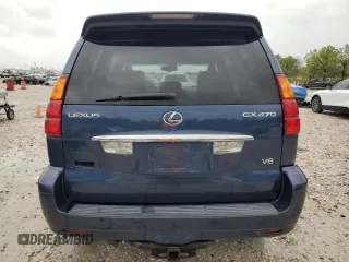 2005 Lexus GX 470 with VIN JTJBT20X450075992, listed as a Copart auction lot 44997025 with 232,238 mi miles and Non Repairable. Bid and sale history available at DreamBid. Image 6.