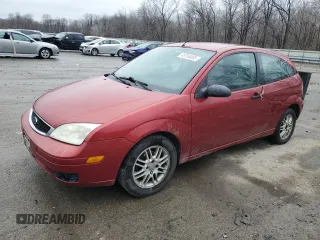 2005 Ford Focus S with VIN 3FAFP31N55R131889, listed as a Copart auction lot 45156095 with 198,223 mi miles and Clean Title. Bid and sale history available at carsss.com. Image 1.