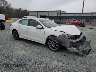 2019 Acura TLX with VIN 19UUB2F37KA005736, listed as a Copart auction lot 41910915 with 66,368 mi miles and Salvage Title. Bid and sale history available at carsss.com. Image 4.