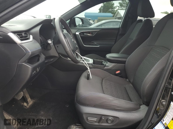 2022 Toyota RAV4 Hybrid SE with VIN 4T3T6RFV3NU089312, listed as a Copart auction lot 59324525 with 49,493 mi miles and Salvage title. Bid and sale history available at DreamBid. Image 7.