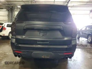 2022 GMC Yukon XL Denali with VIN 1GKS2JKL7NR159816, listed as a Copart auction lot 49436295 with 130,358 mi miles and Salvage Title. Bid and sale history available at carsss.com. Image 6.