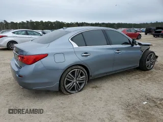 2014 Infiniti Q50 Hybrid Sport with VIN JN1AV7AP5EM690955, listed as a Copart auction lot 85952704 with 102,810 mi miles and Clean Title. Bid and sale history available at carsss.com. Image 3.