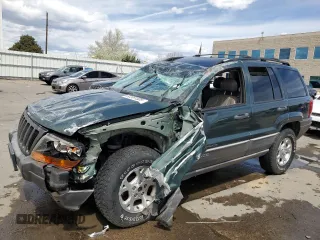 2000 Jeep Grand Cherokee Laredo z VIN 1J4GW48S3YC250301, wystawiony jako Copart lot #53551505 z przebiegiem Nie podano mil oraz Szkoda całkowita • Salvage title. Historia ofert i sprzedaży dostępna na DreamBid. Obrazek 1.
