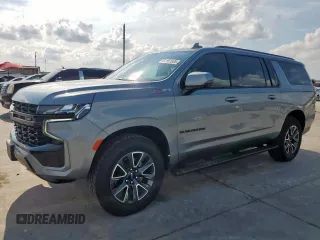 2024 Chevrolet Suburban Z71 with VIN 1GNSKDKD9RR402741, listed as a Copart auction lot 61161505 with 12,491 mi miles and Salvage title. Bid and sale history available at DreamBid. Image 1.