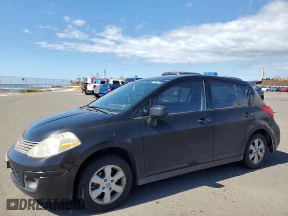 2009 Nissan Versa 1.8 SL with VIN 3N1BC13E49L407318, listed as a Copart auction lot 42192365 with 158,993 mi miles and Salvage Title. Bid and sale history available at carsss.com. Image 1.
