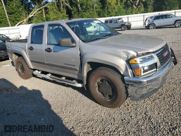 2005 GMC Canyon 1SE SLE Z71 with VIN 1GTDS136258218662, listed as a Copart auction lot 72512844 with 164,396 mi miles and Salvage Title. Bid and sale history available at carsss.com. Image 4.