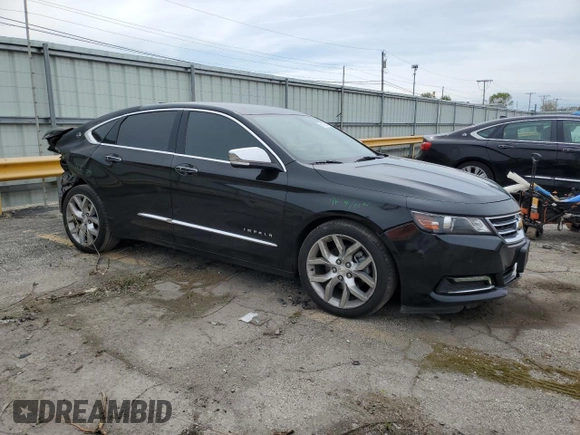 2019 Chevrolet Impala Premier with VIN 2G1105S30K9142956, listed as a Copart auction lot 55113215 with 129,031 mi miles and Salvage title. Bid and sale history available at DreamBid. Image 4.