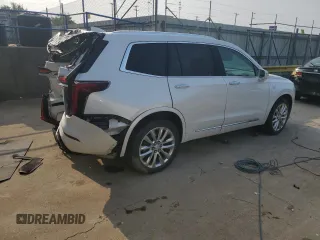 2020 Cadillac XT6 AWD Premium Luxury with VIN 1GYKPDRS6LZ117026, listed as a Copart auction lot 59591825 with 55,515 mi miles and Non repairable. Bid and sale history available at DreamBid. Image 3.