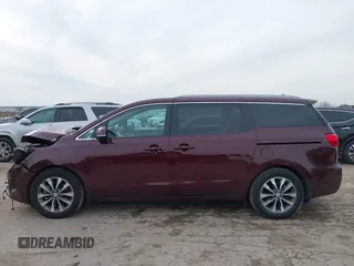 2017 Kia Sedona EX with VIN KNDMC5C11H6278098, listed as a IAAI auction lot 41581577 with 98,748 mi miles. Bid and sale history available at carsss.com. Image 14.