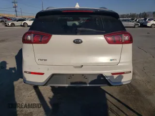 2018 Kia Niro LX with VIN KNDCB3LC6J5203171, listed as a Copart auction lot 49993795 with 57,575 mi miles and Salvage Title. Bid and sale history available at carsss.com. Image 6.