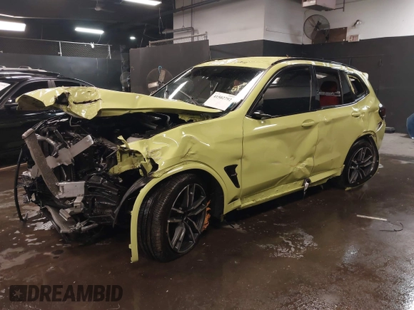2022 BMW X3 M with VIN 5YM13EC07N9K40760, listed as a IAAI auction lot 41502792 with 30,764 mi miles and . Bid and sale history available at DreamBid. Image 2.