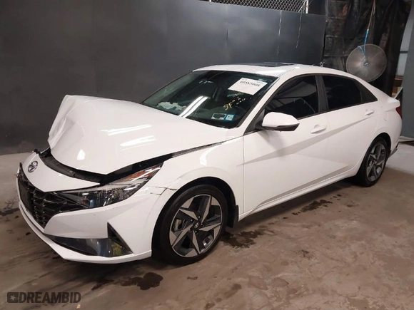 2023 Hyundai Elantra Hybrid Limited with VIN KMHLN4AJ8PU066405, listed as a IAAI auction lot 40583008 with 41,694 mi miles. Bid and sale history available at carsss.com. Image 2.