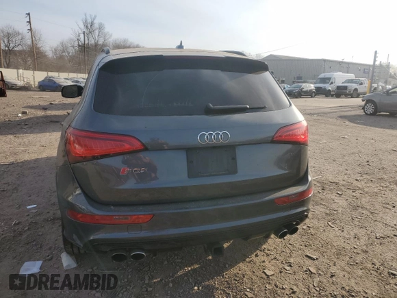 2017 Audi SQ5 Premium Plus with VIN WA1CCAFP5HA063917, listed as a Copart auction lot 48882755 with 104,669 mi miles and Salvage Title. Bid and sale history available at carsss.com. Image 6.