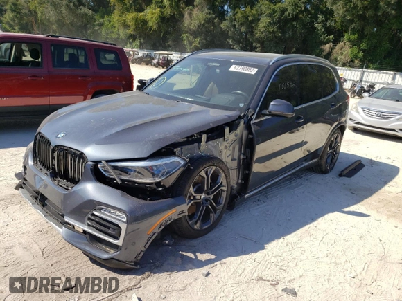 2019 BMW X5 xDrive40i with VIN 5UXCR6C52KLL10163, listed as a Copart auction lot 62190802 with 48,191 mi miles. Bid and sale history available at carsss.com. Image 2.