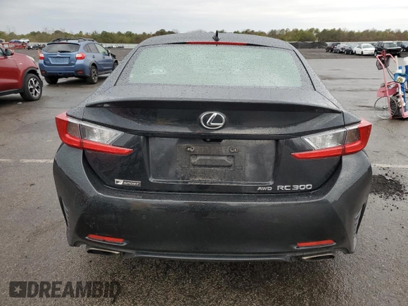 2017 Lexus RC with VIN JTHSM5BC9H5002859, listed as a Copart auction lot 82009264 with 71,464 mi miles and Salvage Title. Bid and sale history available at carsss.com. Image 6.