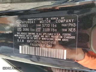 2022 Genesis G90 5.0L Ultimate with VIN KMTF54PH1NU095958, listed as a Copart auction lot 72566644 with 32,994 mi miles and Salvage Title. Bid and sale history available at carsss.com. Image 12.