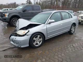 2004 Honda Civic EX with VIN 2HGES26804H610962, listed as a IAAI auction lot 41732957 with 1 mi miles. Bid and sale history available at carsss.com. Image 2.