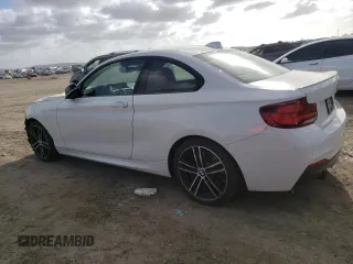 2021 BMW 2 Series M240i with VIN WBA2J5C05M7G54648, listed as a Copart auction lot 46071113 with 18,053 mi miles. Bid and sale history available at carsss.com. Image 2.