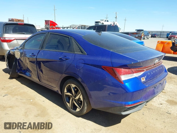 2023 Hyundai Elantra SEL with VIN KMHLS4AG0PU568113, listed as a IAAI auction lot 41725253 with 20,130 mi miles and . Bid and sale history available at DreamBid. Image 3.