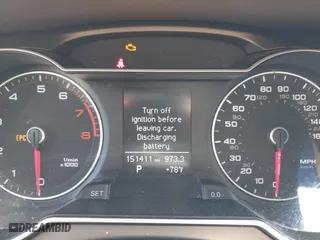 2013 Audi A4 Premium Plus with VIN WAUEFAFLXDA164378, listed as a IAAI auction lot 41982140 with 151,411 mi miles. Bid and sale history available at carsss.com. Image 7.