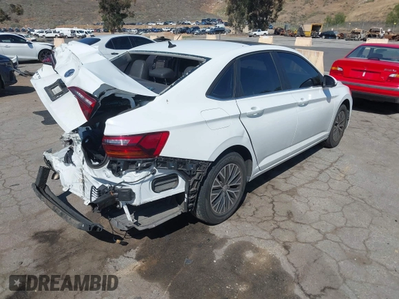 2019 Volkswagen Jetta S with VIN 3VWC57BU7KM257127, listed as a IAAI auction lot 42236060 with 53,985 mi miles and . Bid and sale history available at DreamBid. Image 4.