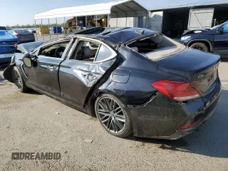 2019 Genesis G70 2.0T Advanced with VIN KMTG34LA8KU026246, listed as a Copart auction lot 80535734 with 51,748 mi miles and Salvage Title. Bid and sale history available at carsss.com. Image 2.