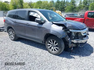 2020 Honda Pilot EX-L with VIN 5FNYF6H56LB044126, listed as a IAAI auction lot 42326241 with 91,322 mi miles and . Bid and sale history available at DreamBid. Image 1.