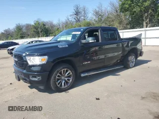 2019 Ram 1500 Big Horn with VIN 1C6SRFFT8KN605724, listed as a Copart auction lot 62090115 with 109,340 mi miles and Salvage title. Bid and sale history available at DreamBid. Image 1.