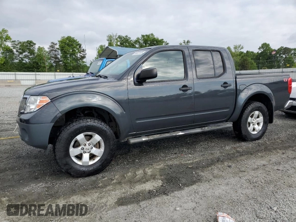 2012 Nissan Frontier SV with VIN 1N6AD0EV7CC468708, listed as a Copart auction lot 54483105 with 255,195 mi miles and Salvage title. Bid and sale history available at DreamBid. Image 1.