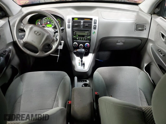 2007 Hyundai Tucson SE with VIN KM8JN12D97U635826, listed as a Copart auction lot 41825685 with 164,090 mi miles and Salvage Title. Bid and sale history available at carsss.com. Image 8.