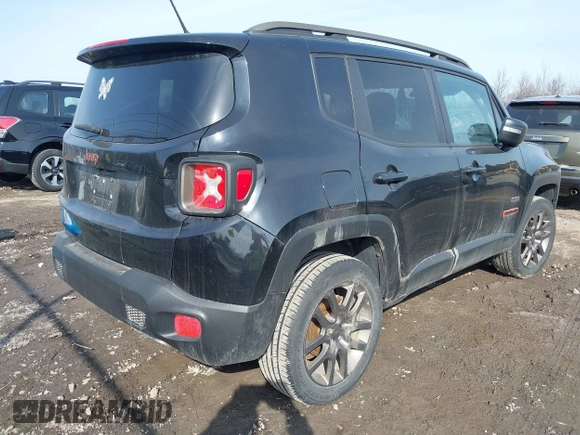 2016 Jeep Renegade Latitude with VIN ZACCJBBT9GPE04223, listed as a IAAI auction lot 41782702 with 82,789 mi miles. Bid and sale history available at carsss.com. Image 4.