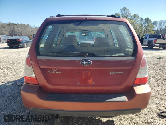 2006 Subaru Forester 2.5 X with VIN JF1SG63646H743459, listed as a Copart auction lot 42401725 with 83,752 mi miles and Salvage Title. Bid and sale history available at carsss.com. Image 6.