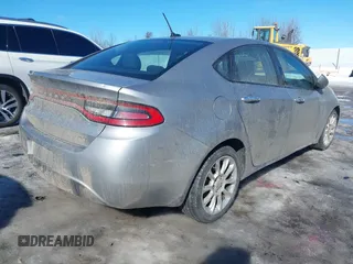 2016 Dodge Dart SXT Sport with VIN 1C3CDFFA9GD822162, listed as a IAAI auction lot 41662625 with 142,571 mi miles. Bid and sale history available at carsss.com. Image 4.