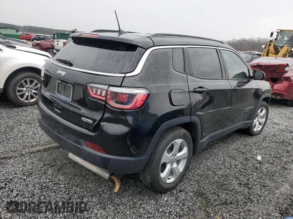 2020 Jeep Compass Latitude with VIN 3C4NJCBBXLT153012, listed as a Copart auction lot 48601875 with 60,850 mi miles and Salvage Title. Bid and sale history available at carsss.com. Image 3.