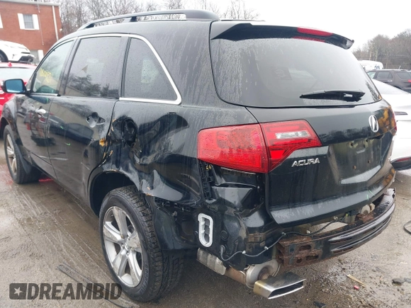 2012 Acura MDX Tech Pkg with VIN 2HNYD2H38CH532303, listed as a IAAI auction lot 41800831 with 174,086 mi miles. Bid and sale history available at carsss.com. Image 3.
