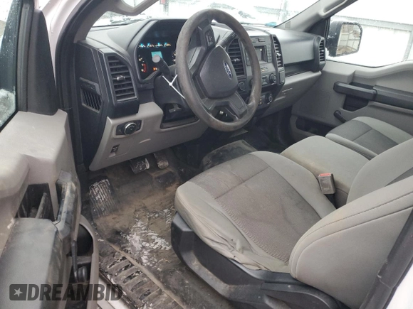 2016 Ford F-150 XL with VIN 1FTMF1E89GFA77025, listed as a Copart auction lot 82636624 with 146,152 mi miles and Salvage title. Bid and sale history available at DreamBid. Image 8.