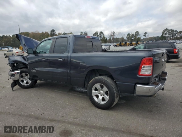 2020 Ram 1500 Big Horn with VIN 1C6RREBT7LN300408, listed as a Copart auction lot 80129424 with 129,626 mi miles and Salvage title. Bid and sale history available at DreamBid. Image 2.