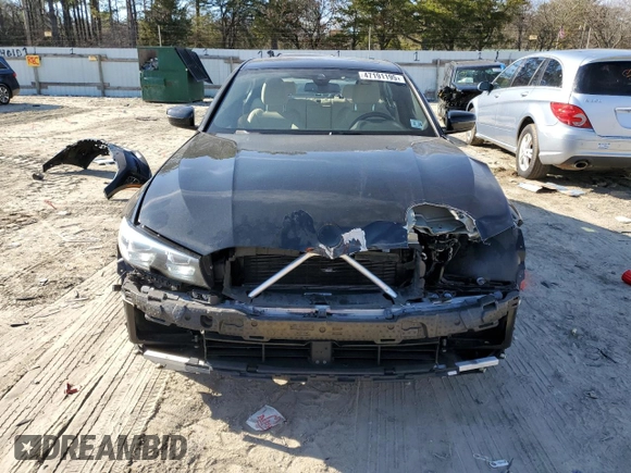 2020 BMW 3 Series 330i xDrive with VIN 3MW5R7J06L8B33548, listed as a Copart auction lot 47191195 with 40,222 mi miles and Salvage Title. Bid and sale history available at carsss.com. Image 5.