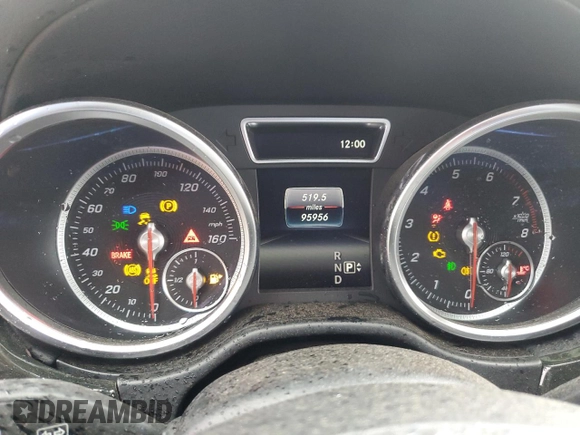 2016 Mercedes-Benz GL with VIN 4JGDF6EE3GA680287, listed as a Copart auction lot 75510964 with 95,956 mi miles and Salvage Title. Bid and sale history available at carsss.com. Image 9.