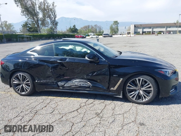 2020 Infiniti Q60 Luxe with VIN JN1EV7EK6LM340201, listed as a IAAI auction lot 42004201 with 26,489 mi miles and . Bid and sale history available at carsss.com. Image 13.