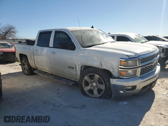 2015 Chevrolet Silverado 1500 LT with VIN 3GCUKREC3FG239890, listed as a Copart auction lot 85678074 with 187,728 mi miles and Salvage Title. Bid and sale history available at DreamBid. Image 4.
