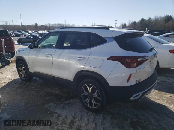 2021 Kia Seltos EX with VIN KNDERCAA2M7076840, listed as a Copart auction lot 44177135 with 41,650 mi miles and Salvage Title. Bid and sale history available at DreamBid. Image 2.
