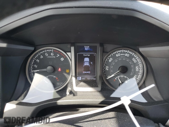 2021 Toyota Tacoma SR z VIN 3TMCZ5AN8MM387166, wystawiony jako Copart lot #49952935 z przebiegiem 63 175 mil mil oraz Szkoda całkowita • Salvage title. Historia ofert i sprzedaży dostępna na DreamBid. Obrazek 9.