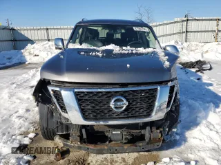 2020 Nissan Armada SL with VIN JN8AY2NC1LX519120, listed as a Copart auction lot 87589765 with 0 mi miles and Salvage Title. Bid and sale history available at carsss.com. Image 5.